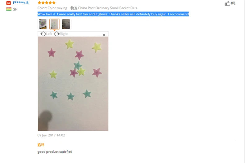 100Pcs Luminous Wall Stickers Glow In The Dark Stars Stickers For Kids Baby Room