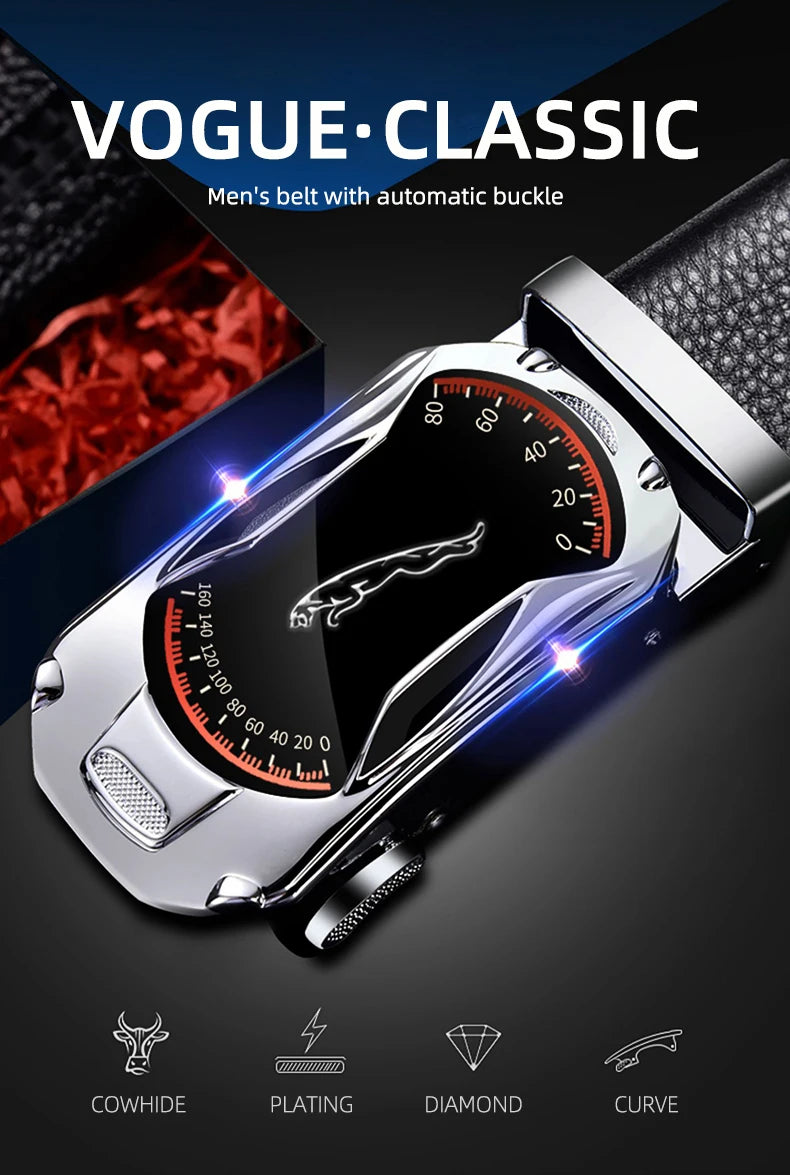 Belts Men Sports Car Luxury Brand Designer Fashion