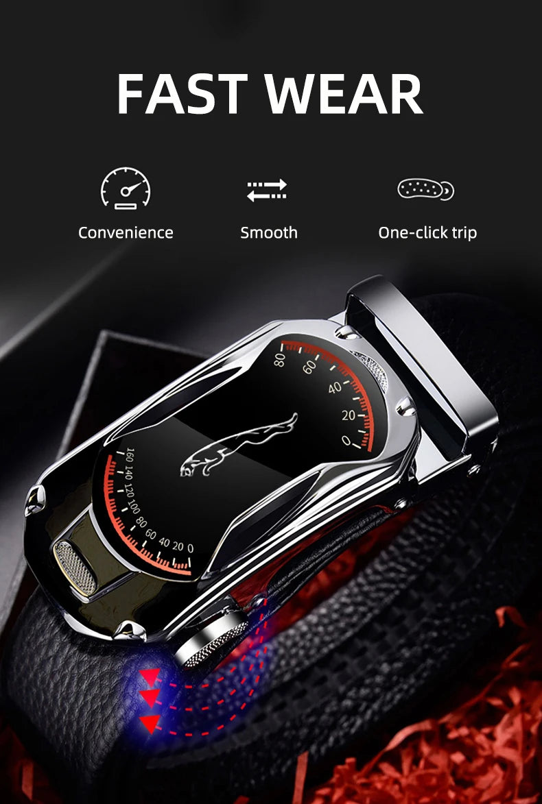 Belts Men Sports Car Luxury Brand Designer Fashion
