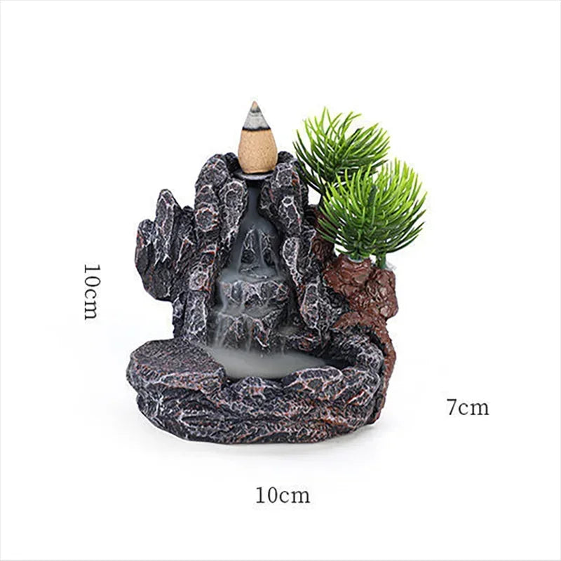 Backflow Incense Holder Waterfall Incense Burner Home Decor