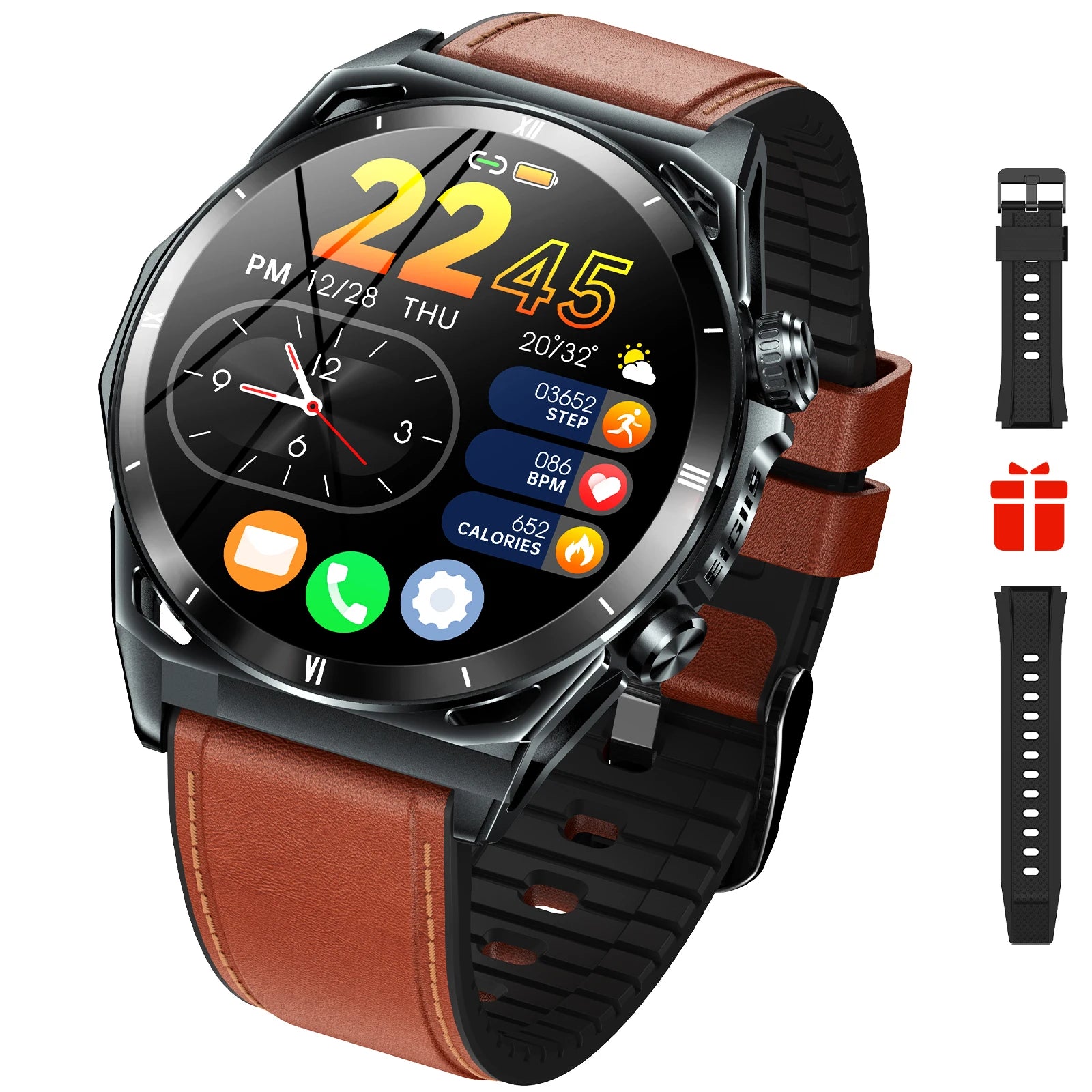 EIGIIS New Smart Watch KE6 1.43" AMOLED Display