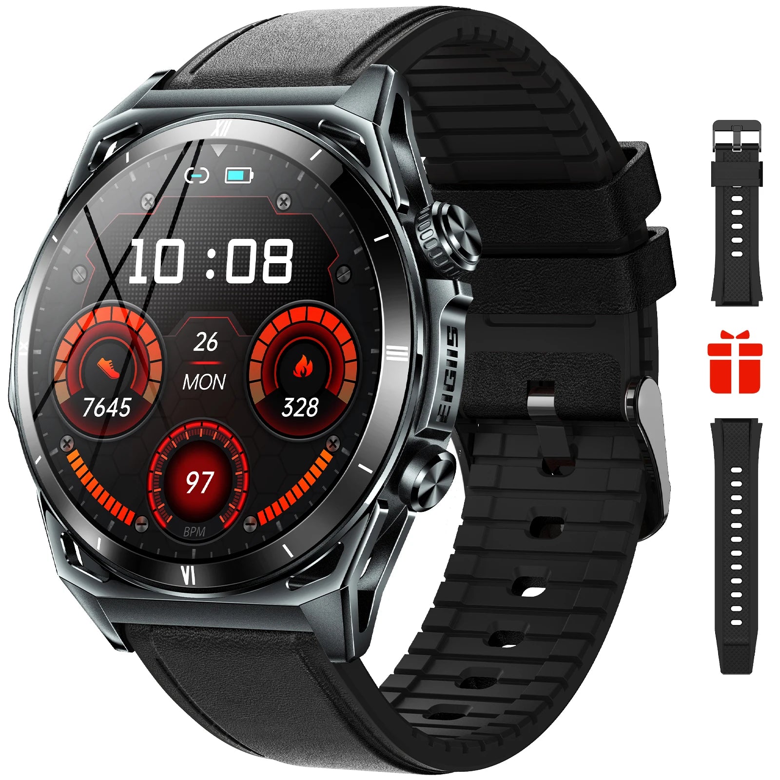 EIGIIS New Smart Watch KE6 1.43" AMOLED Display