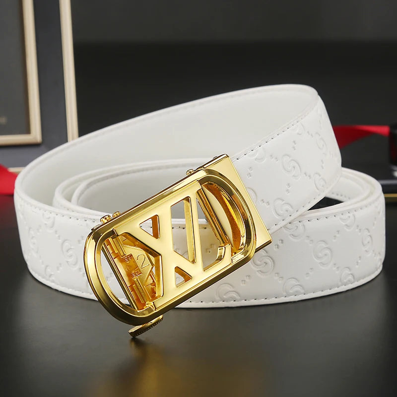 High Quality Metal Automatic Buckle Belt for Men jeans belt