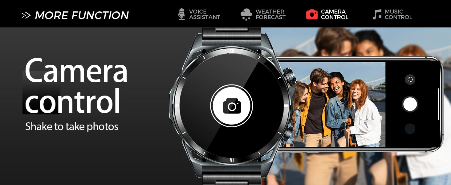 EIGIIS New Smart Watch KE6 1.43" AMOLED Display