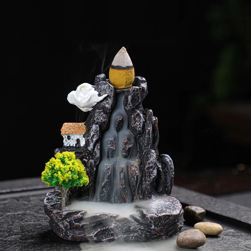 Backflow Incense Holder Waterfall Incense Burner Home Decor