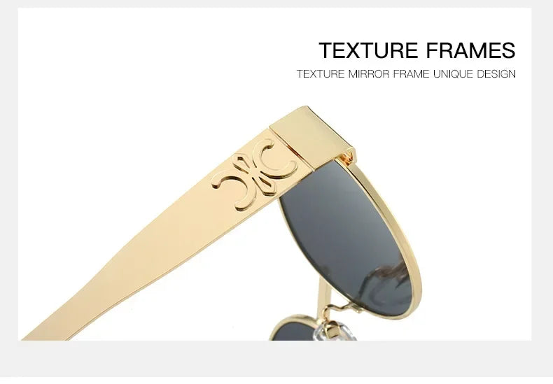 Luxury Metal Brand Sunglasses for Men