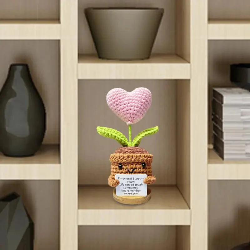 New Positive Energy Heart Flower Hand-woven Dolls