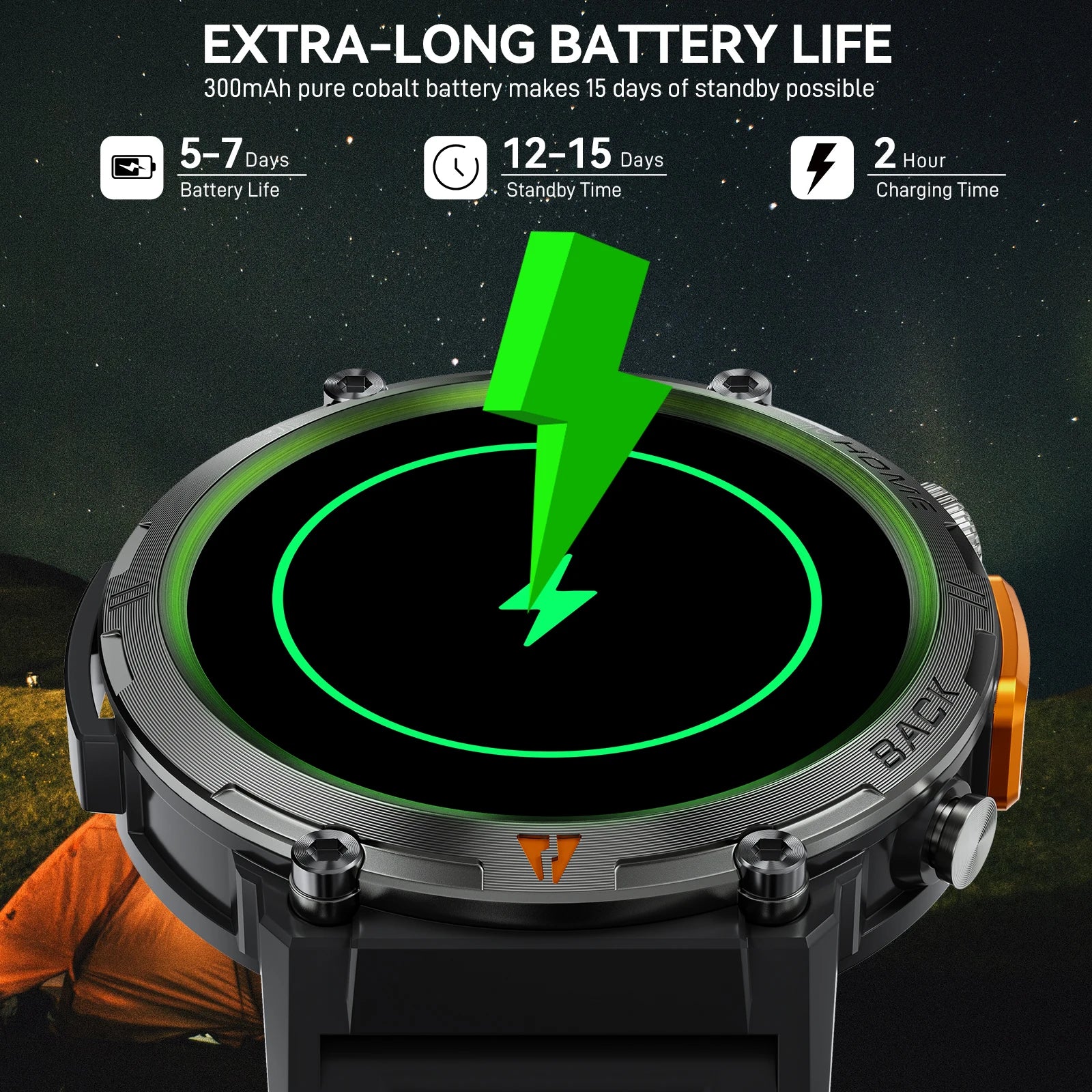 LaNikar KE3 Bluetooth Call Smart Watch