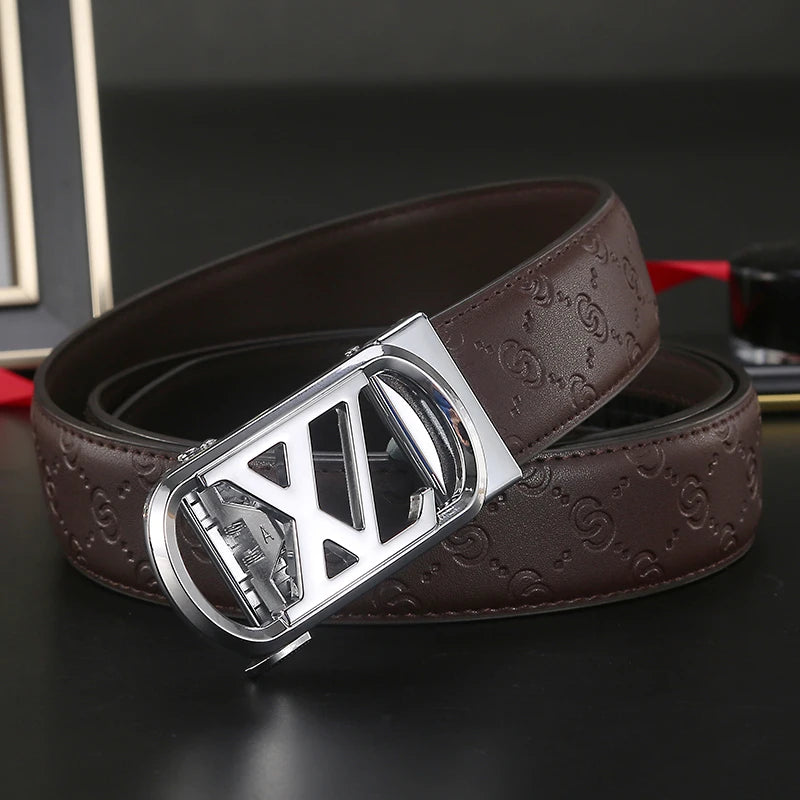 High Quality Metal Automatic Buckle Belt for Men jeans belt