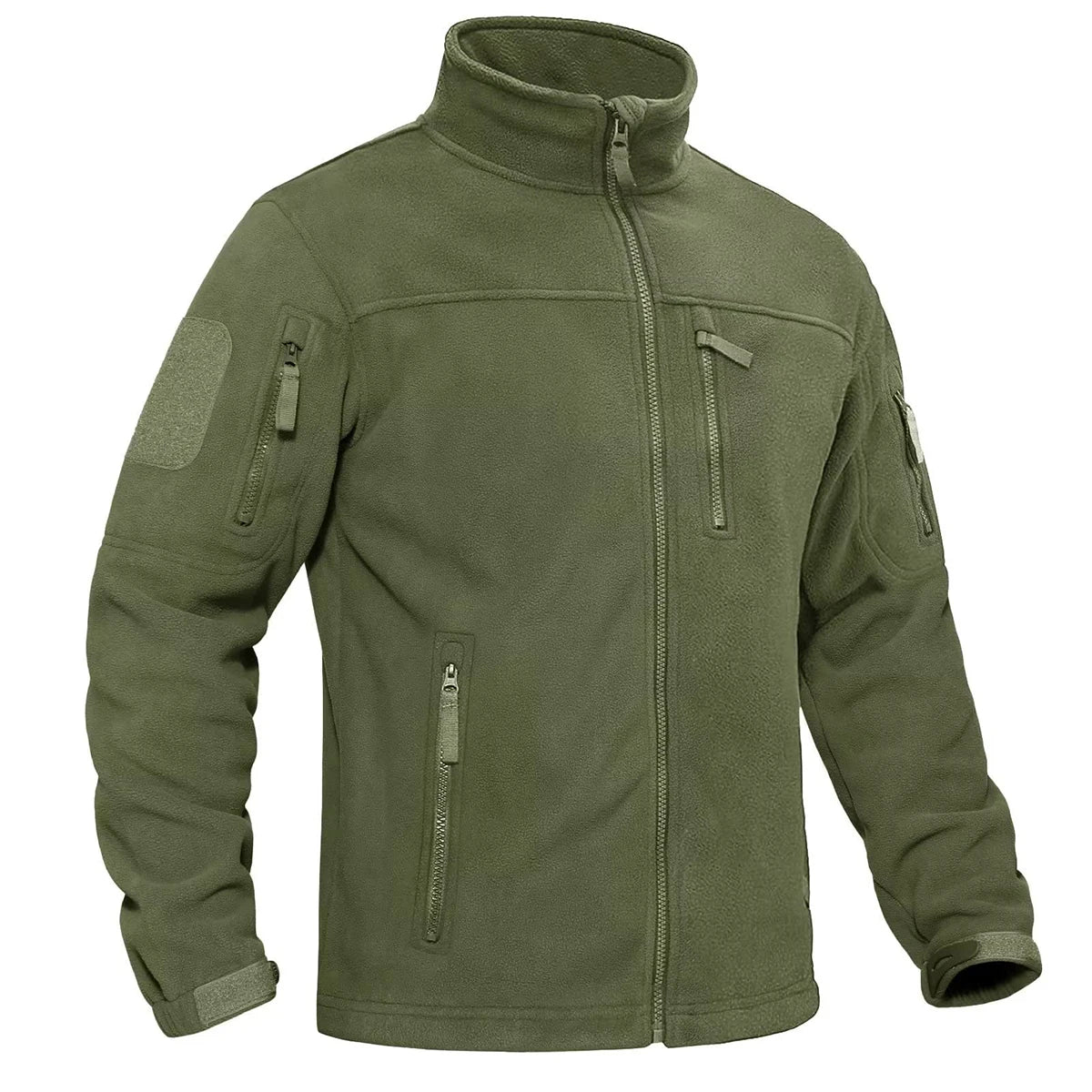 TACVASEN Men's Fleece Jacket Soft Warmth Windproof Full Zip Up Coat