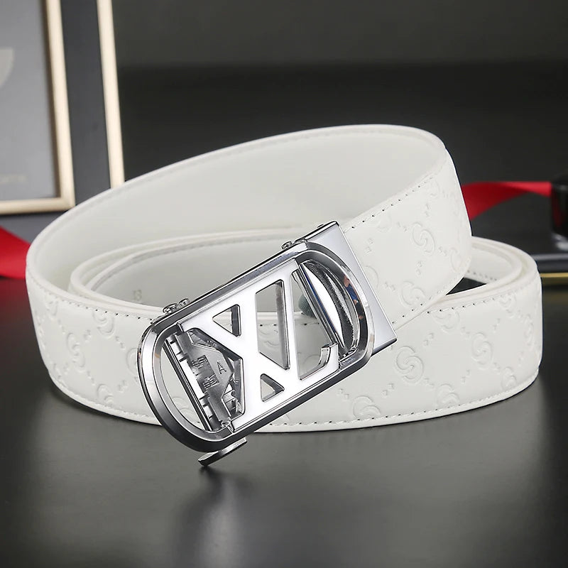 High Quality Metal Automatic Buckle Belt for Men jeans belt