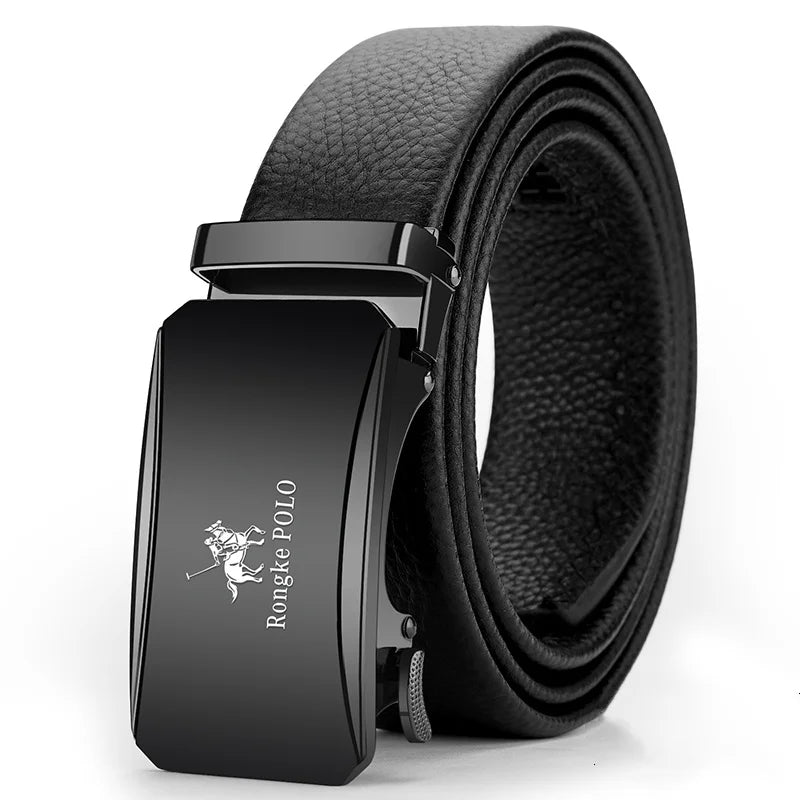 OYIFAN Men Belt Genuine Leather Belt for men Automatic belts