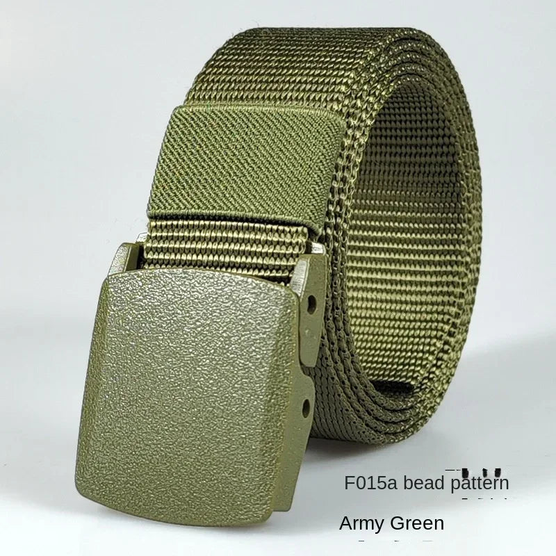 Automatic Buckle Light Comfortable Non-metal  Nylon Belt for Men