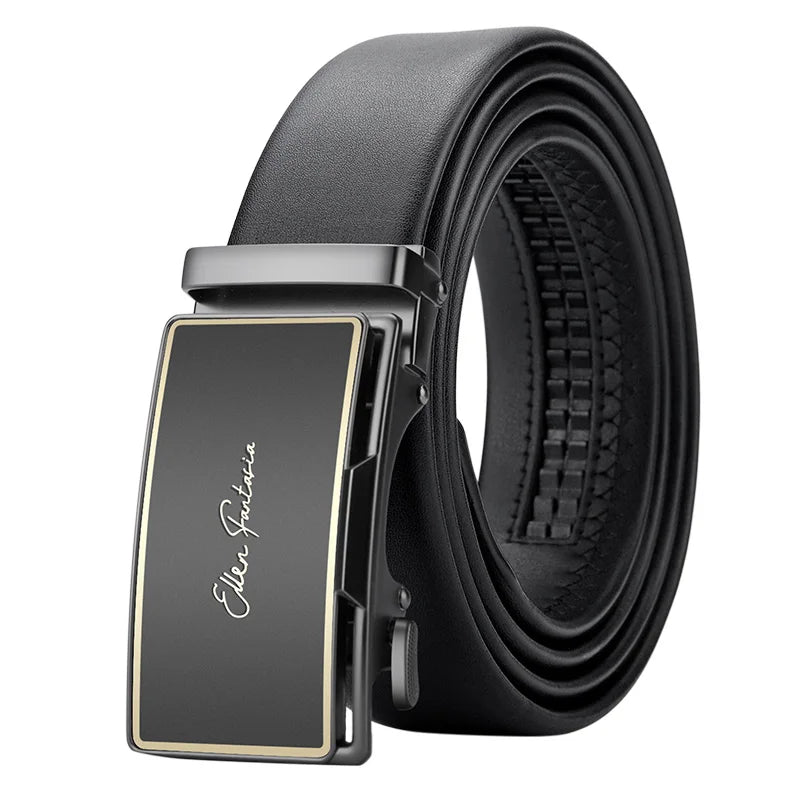 OYIFAN Men Belt Genuine Leather Belt for men Automatic belts