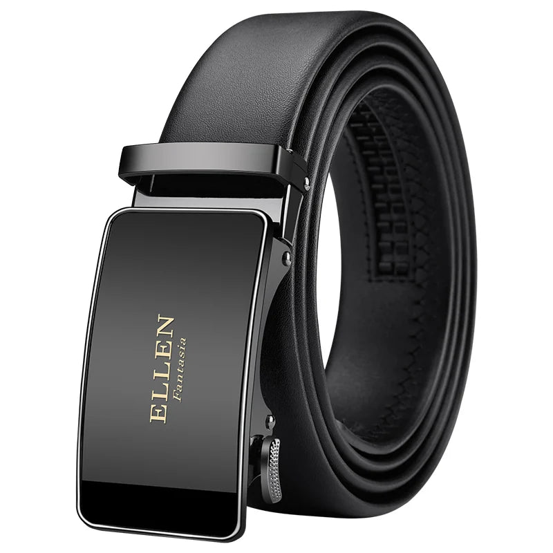 OYIFAN Men Belt Genuine Leather Belt for men Automatic belts