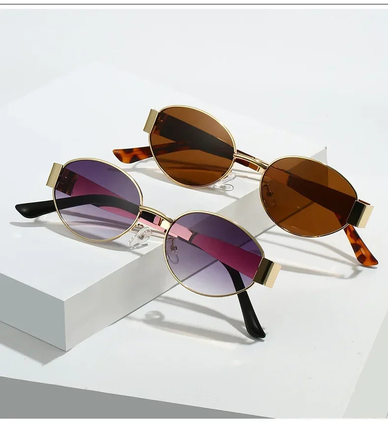 Luxury Metal Brand Sunglasses for Men