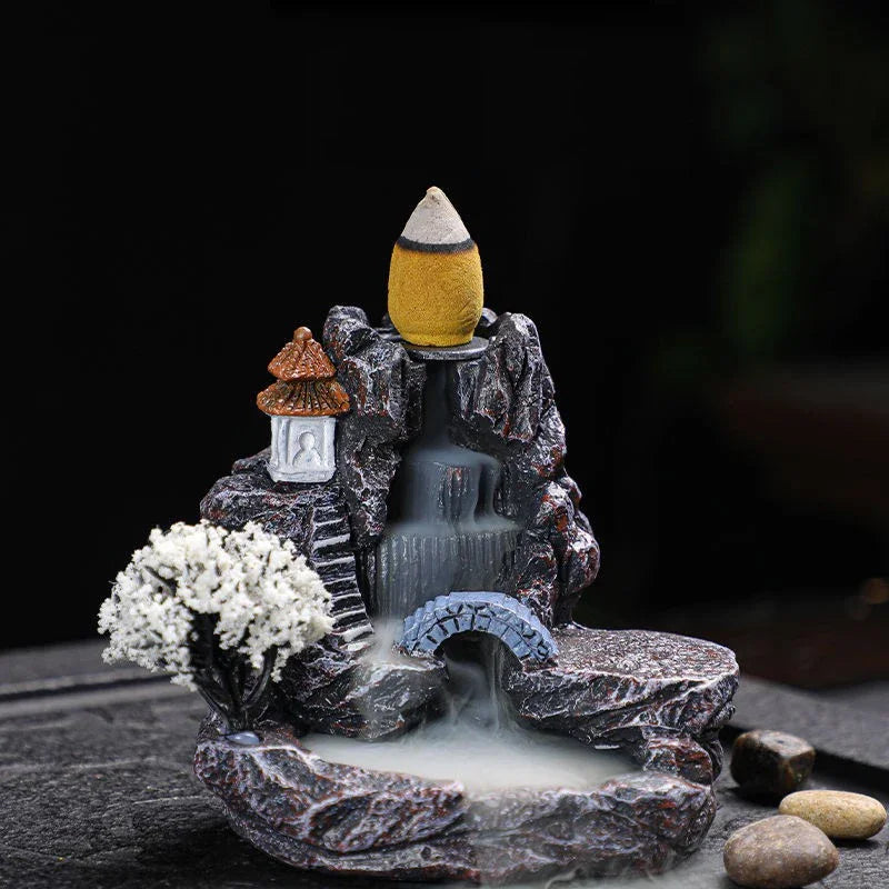Backflow Incense Holder Waterfall Incense Burner Home Decor