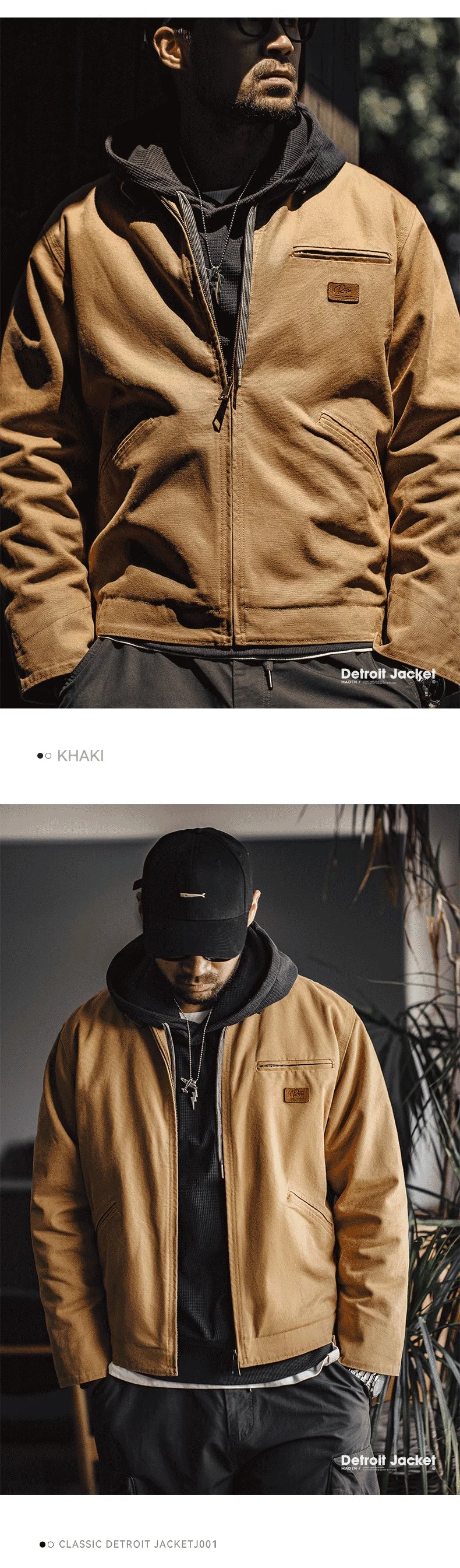 Meden Retro Canvas Detroit Hunting J001 Jacket with Heavyweight Cotton Pockets