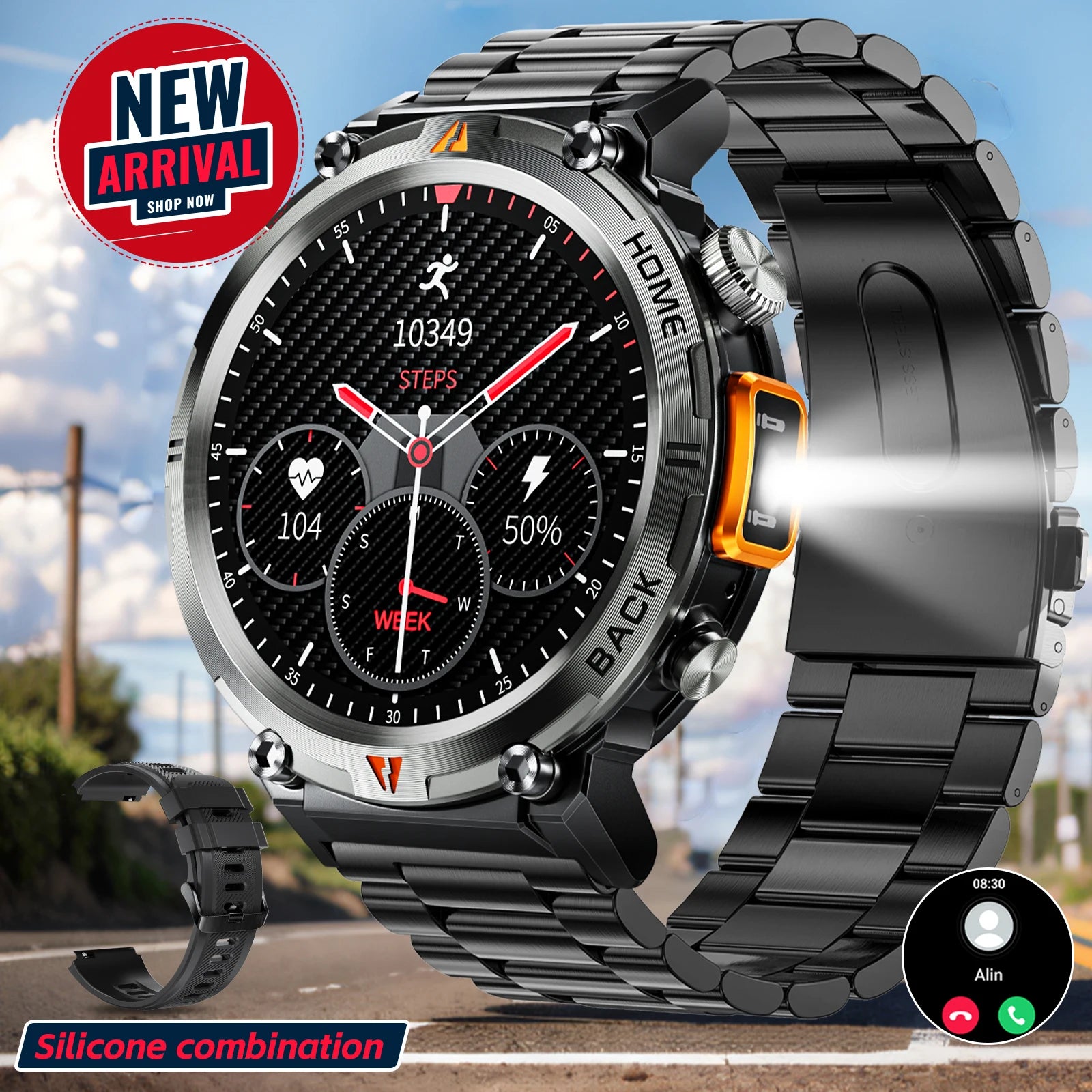 LaNikar KE3 Bluetooth Call Smart Watch