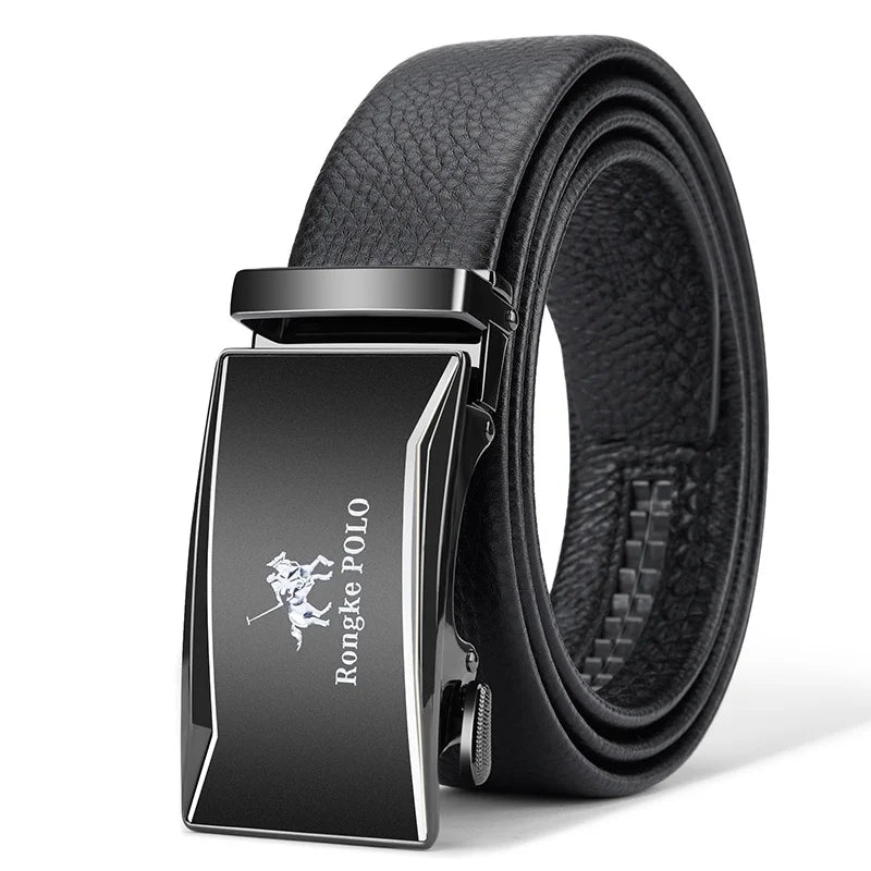 OYIFAN Men Belt Genuine Leather Belt for men Automatic belts