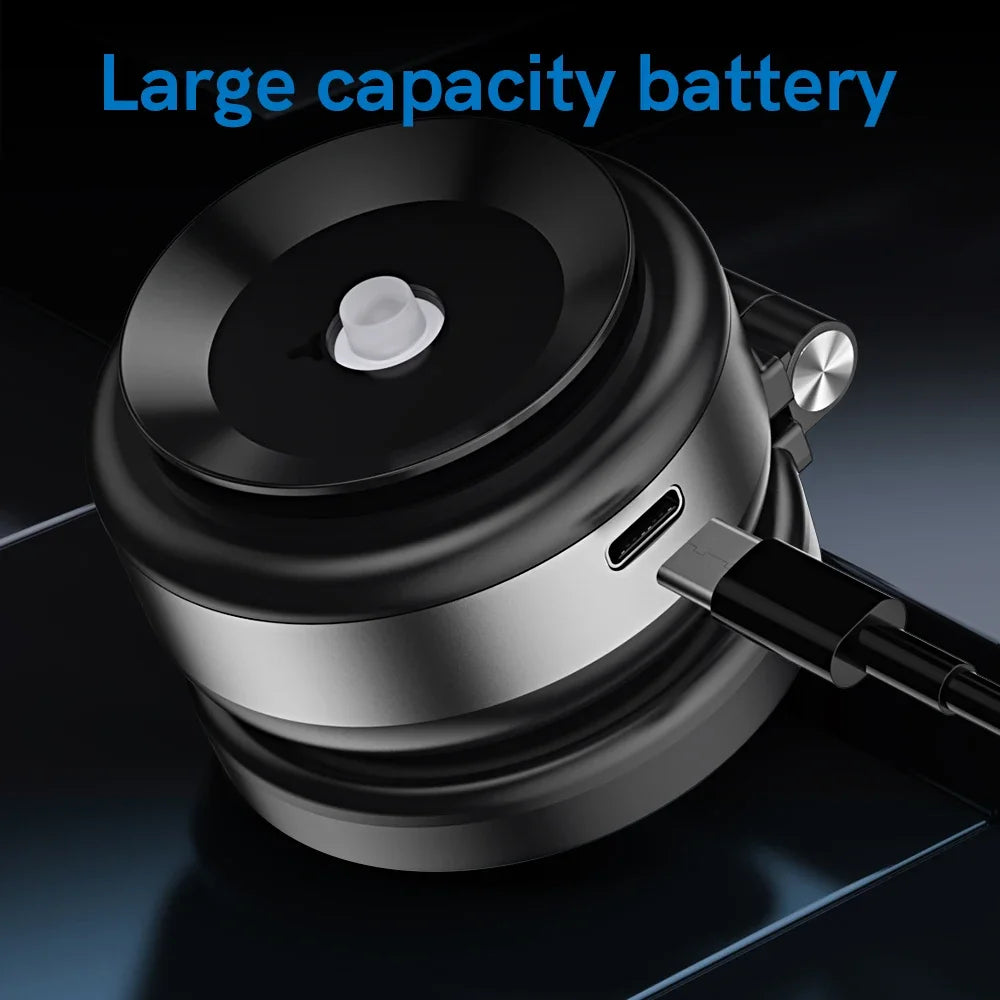 Car Phone Holder Electric Vacuum Suction Cup Telescopic Strong Magnetic Adsorption Bracket Gym Kitchen Stand for Iphone 14 15 16