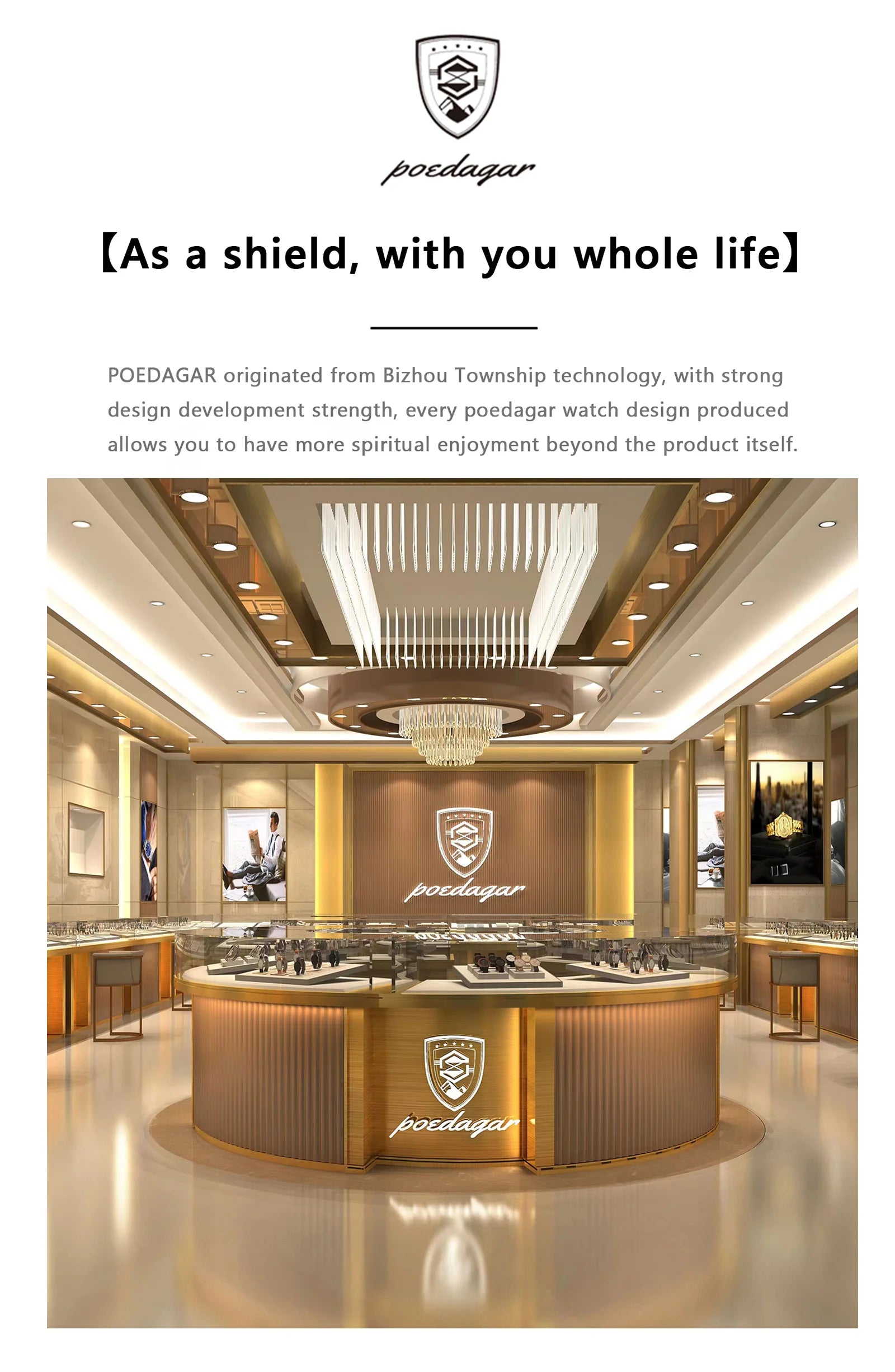 POEDAGAR Luxury Man Watch Quartz Waterproof Luminous Date Chronograph Leather