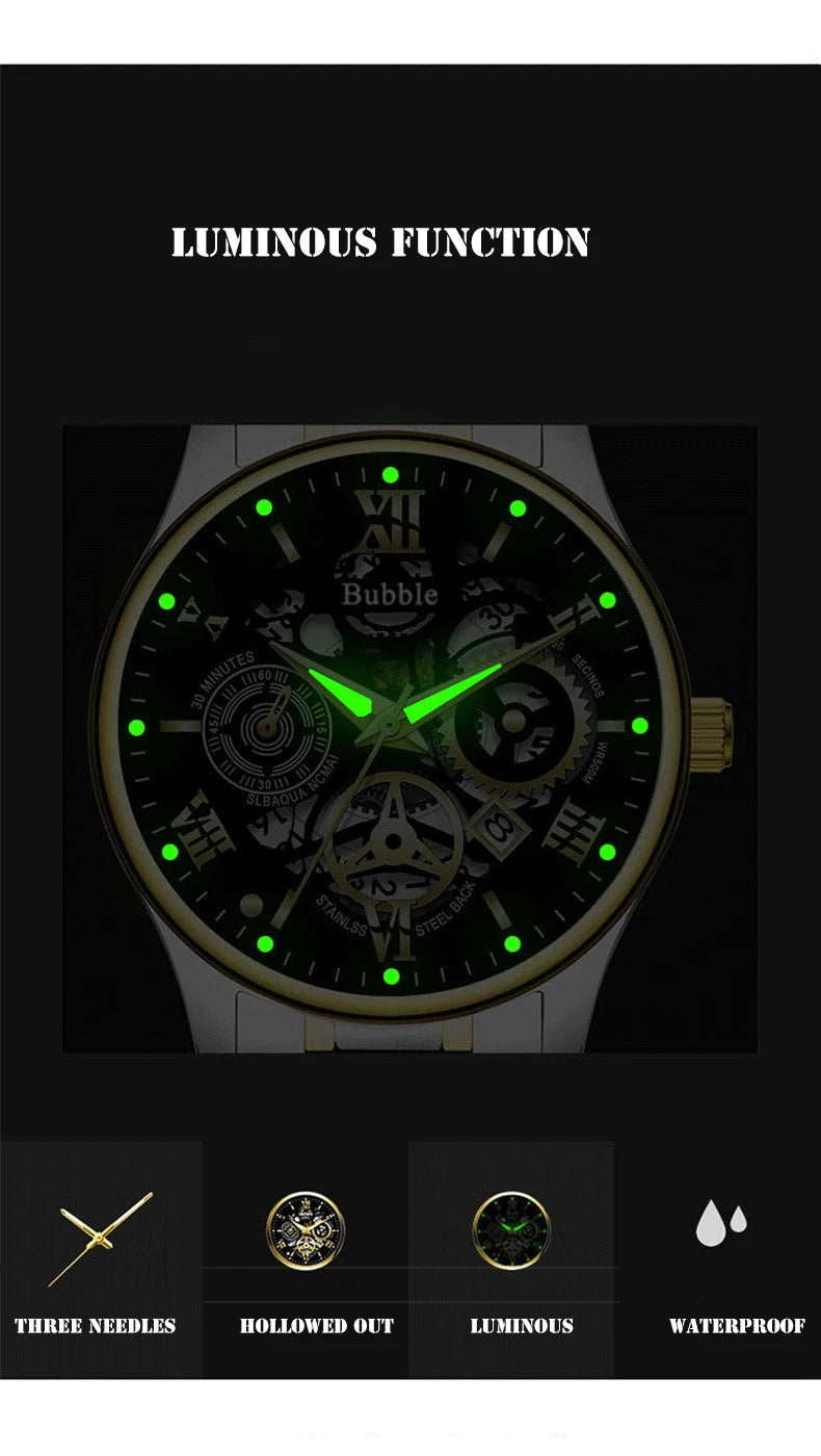 Trendy High end Light Luxury Versatile Quartz Wristwatches