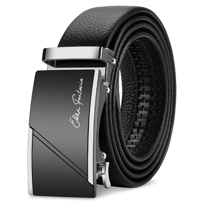 OYIFAN Men Belt Genuine Leather Belt for men Automatic belts