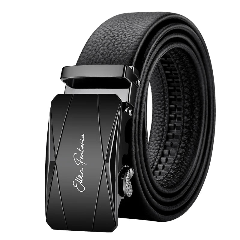 OYIFAN Men Belt Genuine Leather Belt for men Automatic belts