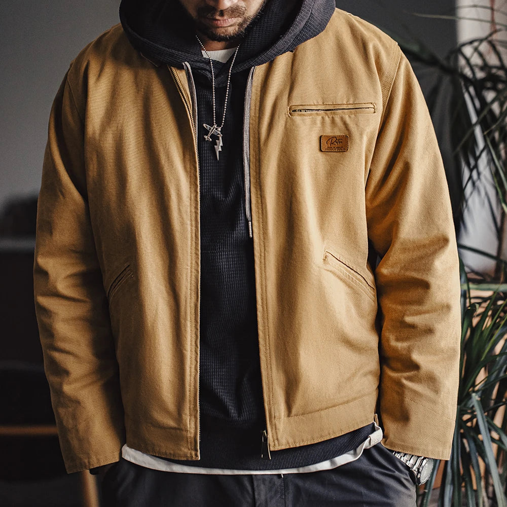 Meden Retro Canvas Detroit Hunting J001 Jacket with Heavyweight Cotton Pockets