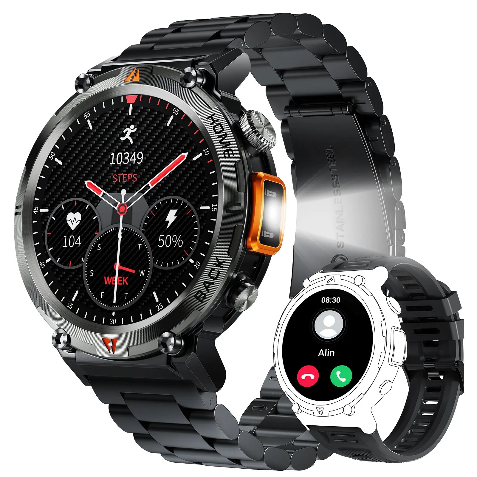 LaNikar KE3 Bluetooth Call Smart Watch